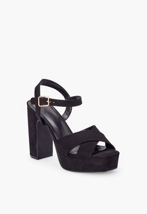 Thandie caged deals heeled sandal