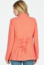 Lace-Up Back Blazer