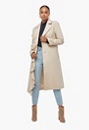 Ruffle Detail Trench Coat