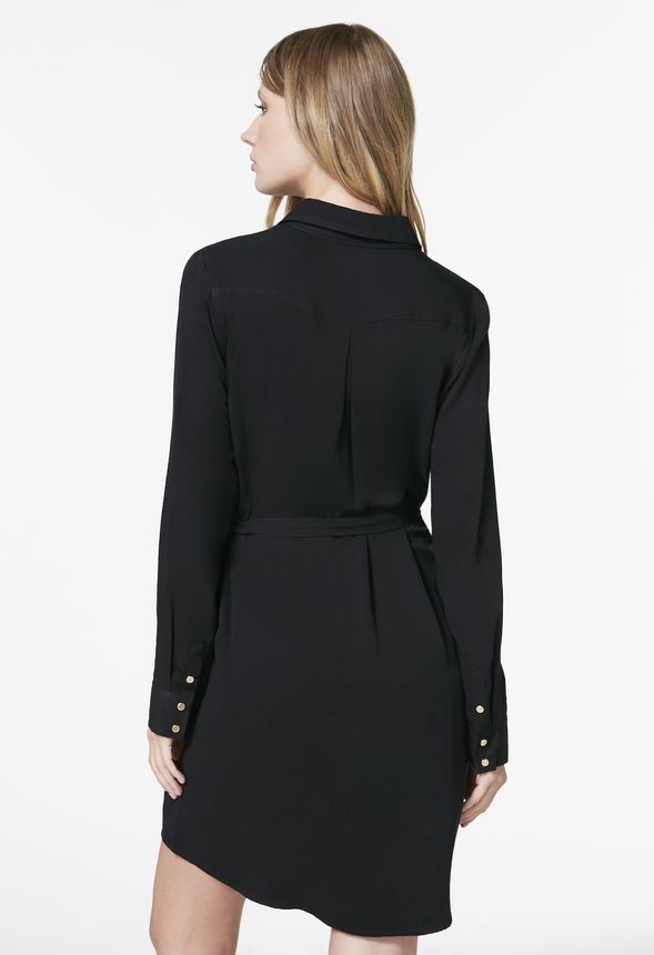 The Roll-Up Shirt Dress