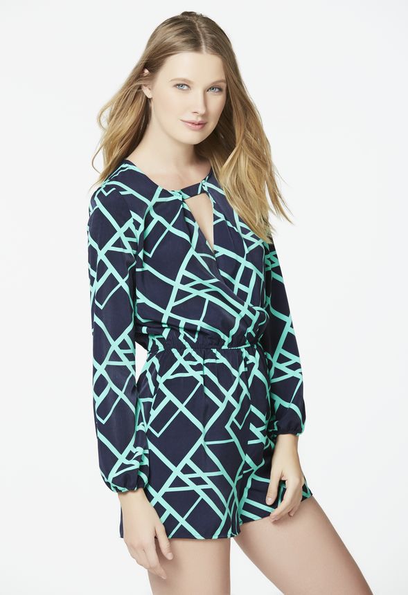 Wrap Long Sleeve Romper Clothing in Wrap Long Sleeve Romper - Get great ...