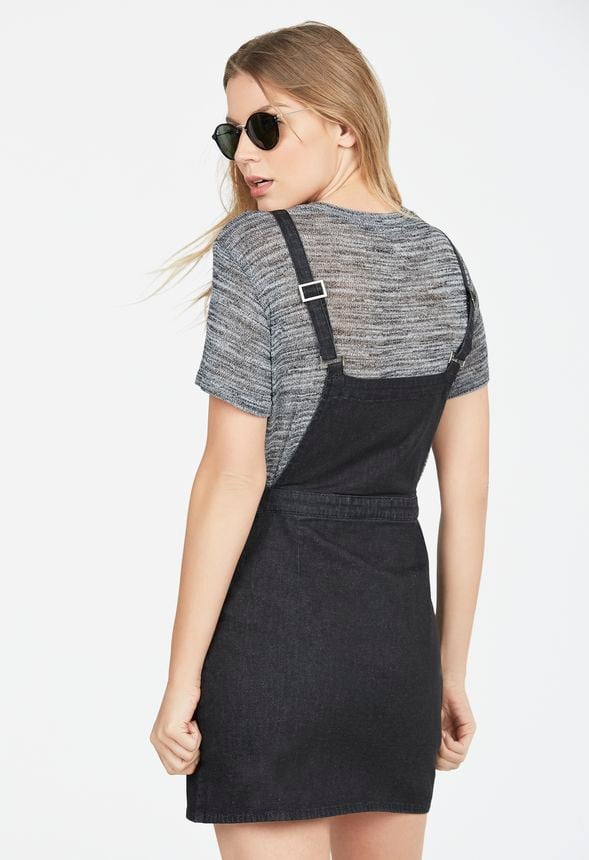 Denim Pinafore Dress