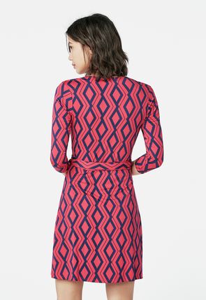 3/4 Sleeve Wrap Dress