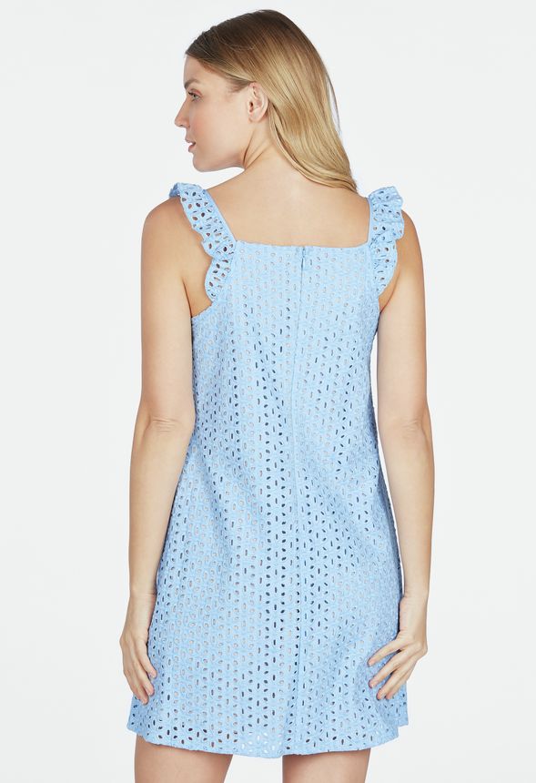 Eyelet Swing Dress