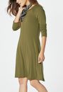 3/4 Sleeve Swing Dress