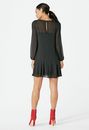 DROP WAIST CHIFFON DRESS