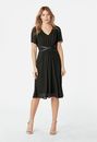 Vestido midi de gasa