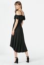 Cold Shoulder Wrap Dress