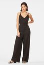 Lace-Up Back Jumpsuit