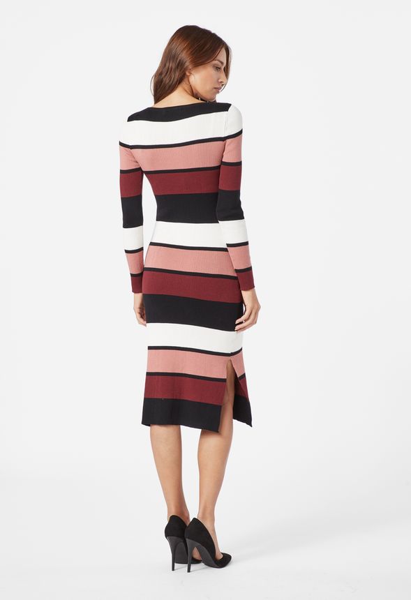 Stripe Sweater Dress