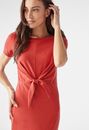 Knot Front T-Shirt Dress