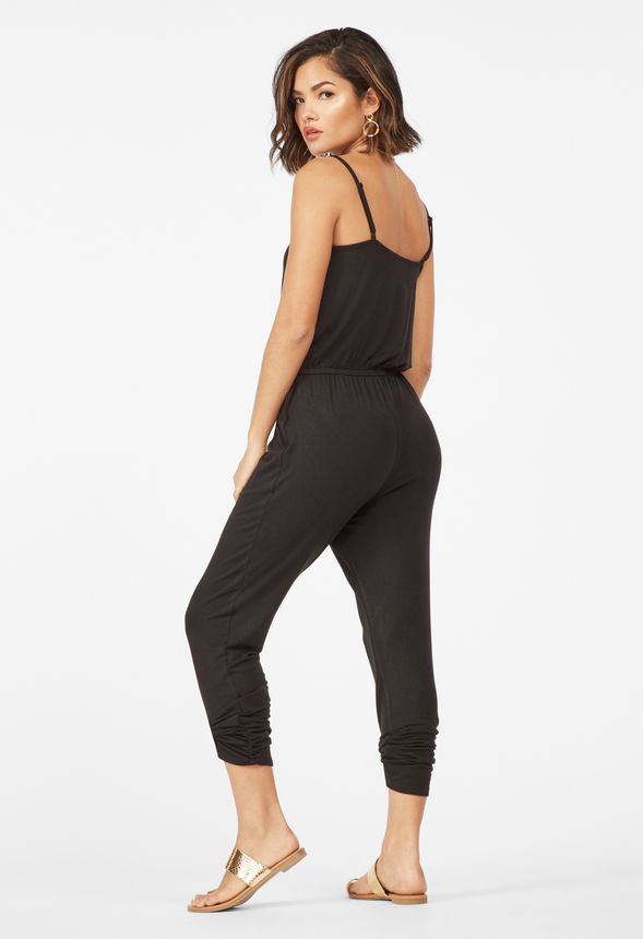 Cami Side Ruched Jumpsuit