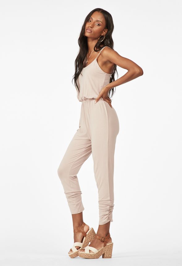 Cami Side Ruched Jumpsuit