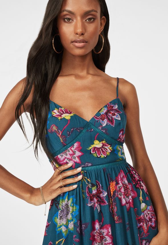 Strappy fit and flare 2024 dress