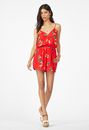 Gauze Surplice Romper