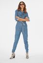 Long Sleeve Denim Jumpsuit