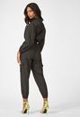 Belted Nylon Jumpsuit