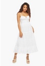 Eyelet Corset Maxi Dress
