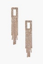 Rhinestone Pave Chainmail Earrings