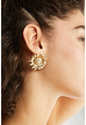 Bailey Sunflower Stud Earrings