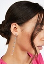 Malia Linked Crystal Strand Earrings