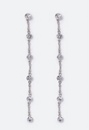 Malia Linked Crystal Strand Earrings