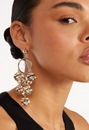 Flo Hammered Discs Chandelier Earrings