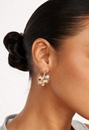 3-Pairs Kaia Pack Mix Hoops With Pearls