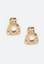 Blake Organic Metal Links Drop Earring