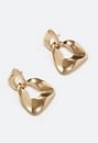 Blake Organic Metal Links Drop Earring