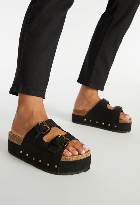 Abbie Platform Slide Sandal