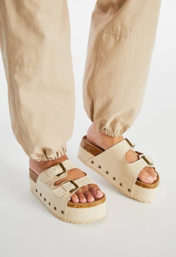 Abbie Platform Slide Sandal