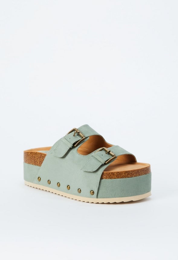 Abbie Platform Slide Sandal