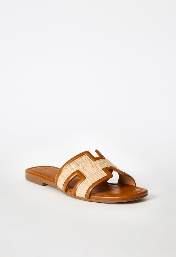 Becca Flat Slide Sandal