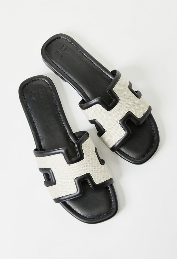 Becca Flat Slide Sandal