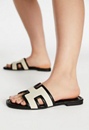 Becca Flat Slide Sandal