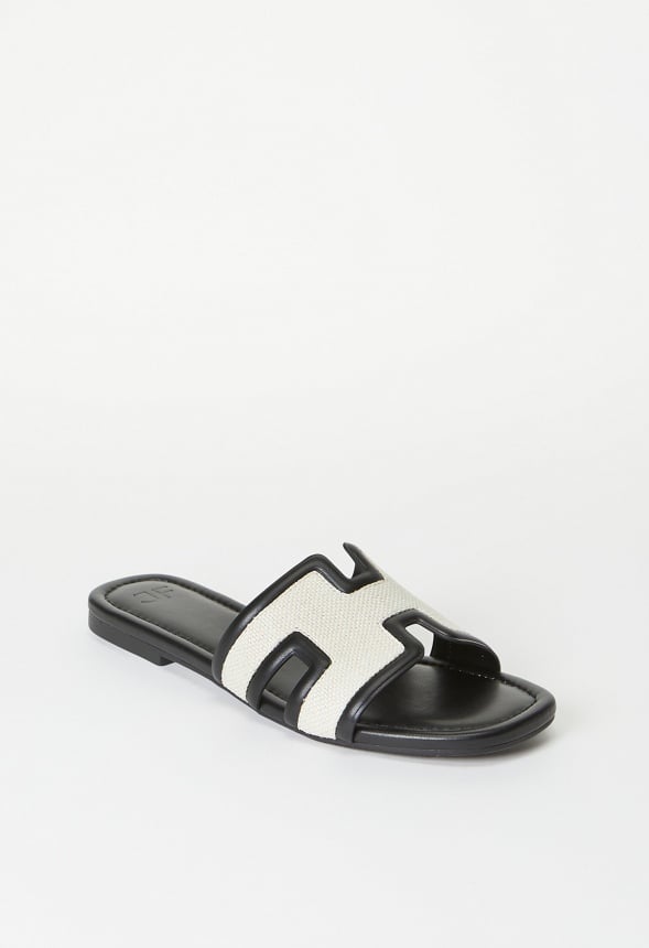 Becca Flat Slide Sandal