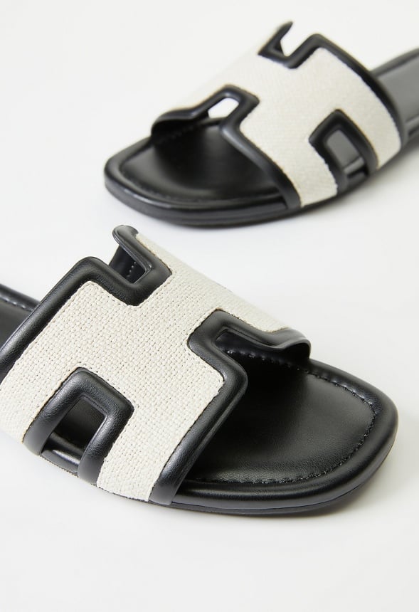Becca Flat Slide Sandal