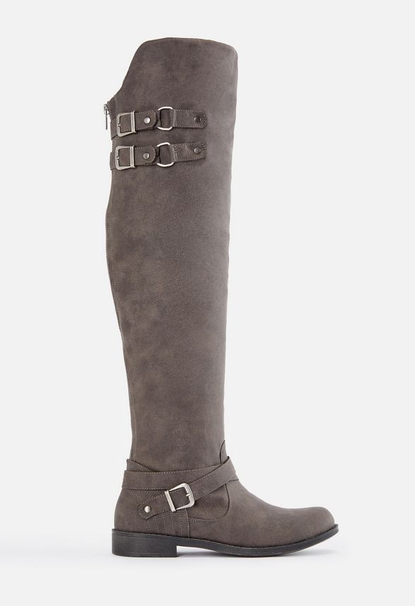 Carmona Faux Leather Riding Boot Shoes in Carmona Faux Leather