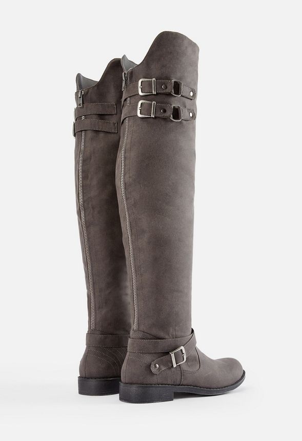 Carmona Faux Leather Riding Boot Shoes in Carmona Faux Leather