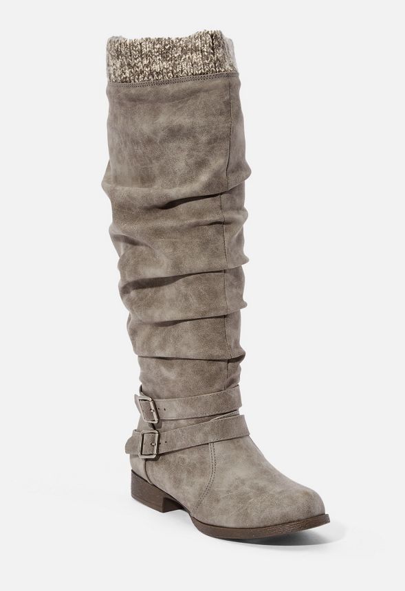 pilar sweater cuff boots