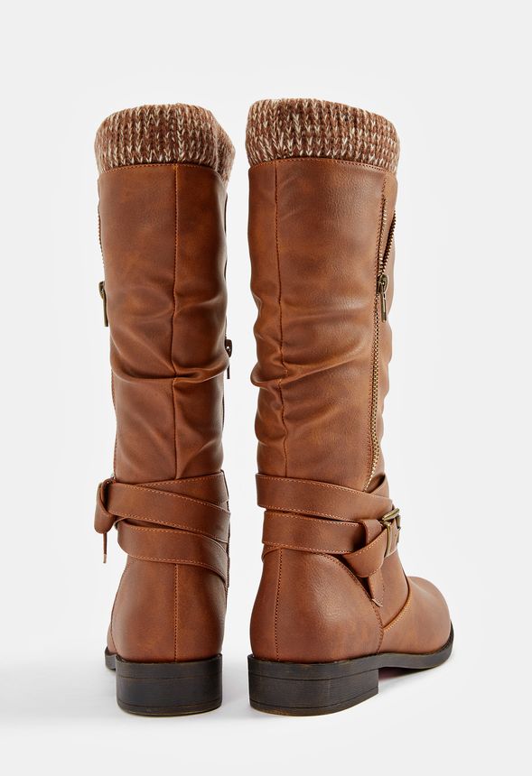 Zanadee sweater deals cuff boot