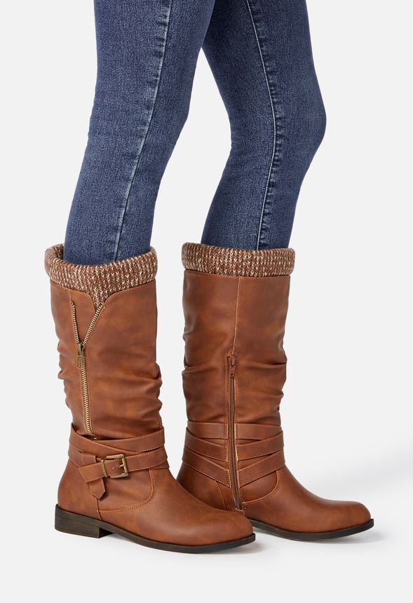 Zanadee sweater deals cuff boot