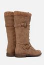 Ezmey Sweater Cuffed Lace-up Boot