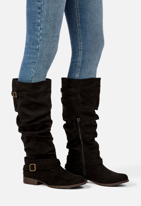 justfab bottes plates