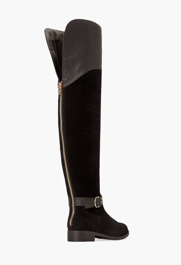Francesca Mixed Material Boot