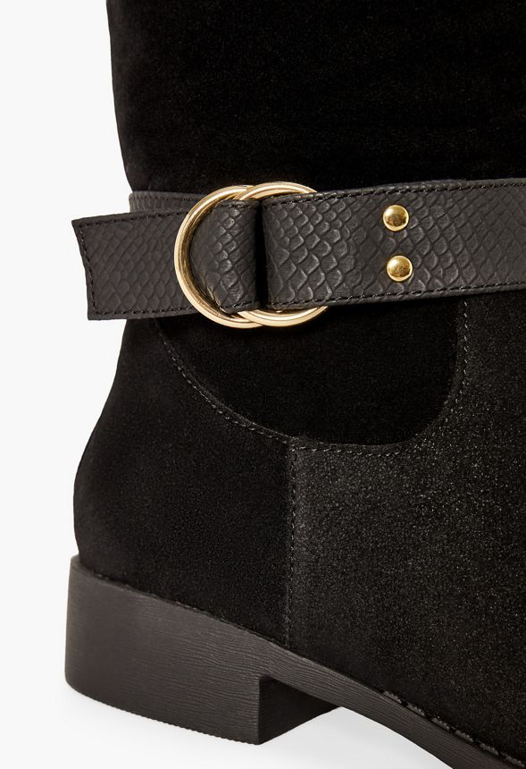 Francesca Mixed Material Boot