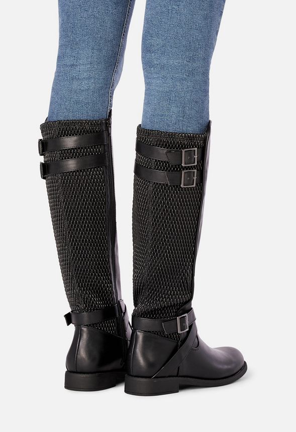 justfab bottes plates