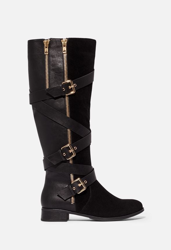 justfab bottes plates