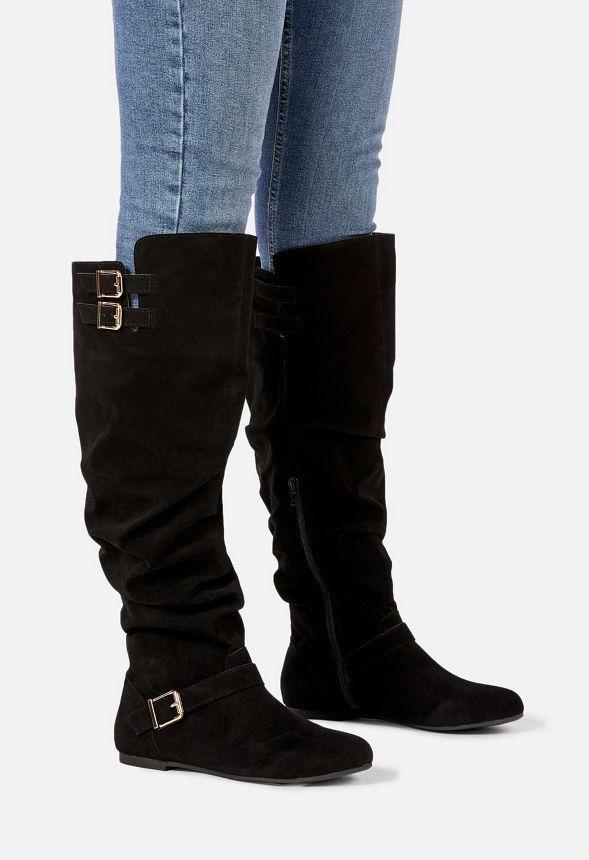 justfab bottes plates